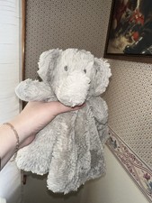 Kellytoy Gray Elephant Security Blanket Grey Plush Baby Lovey