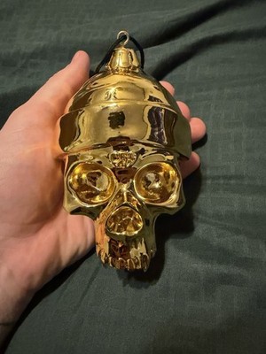 $uicideboy$ G59 gold skull Christmas ornament brand new