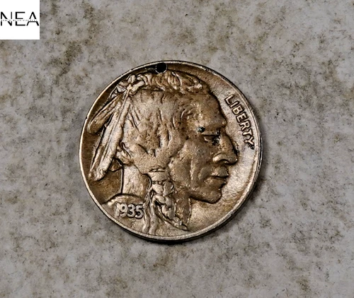 1935 Buffalo Nickel ~ Almost Uncirculated AU ~ ZB308