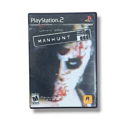 Rockstar Games Manhunt PS2 M Mature NTSC-U/C (US/Canada) w/ Case No Manuel 