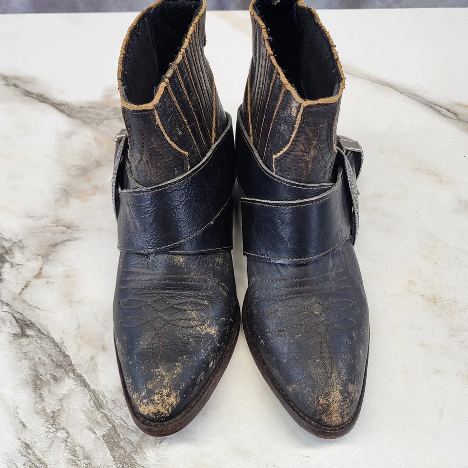 Botas femininas Matisse Understated BITCHIN BIKER fivela grande arnês 6 M - Imagem 4 de 4