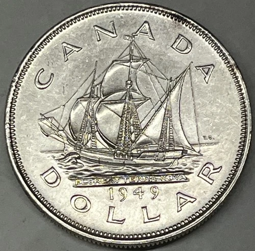 Canada 1949 Silver Dollar. An Unbelievable Crisp Clear GEM.
