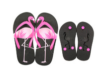 Midwest CBK E9 Summer Youth Flip Flops - Flamingo Love 7604833 Choose Size