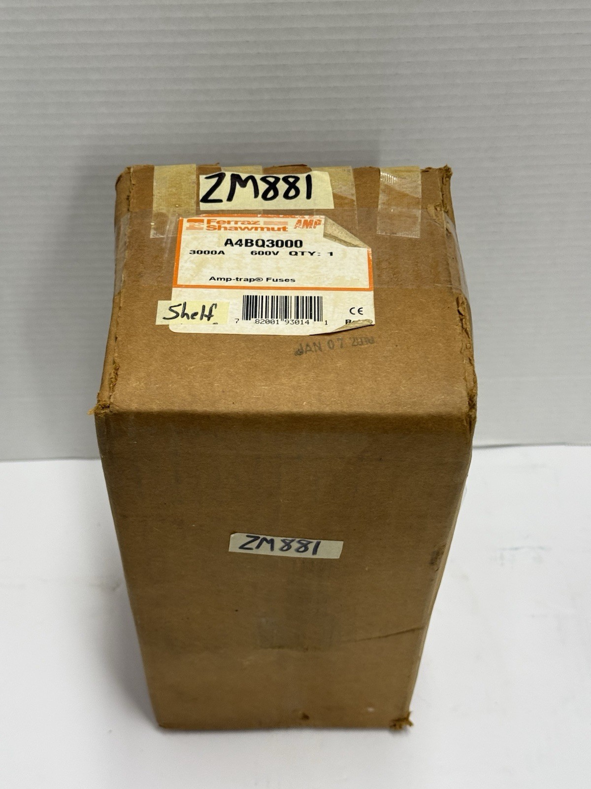 Ferraz Shawmut A4BQ3000 Class L Current Limiting Time Delay Fuse 3000A 600 Volt