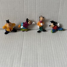 Vintage Disney Goof Troop PVC Figures Max Pete PJ Goofy Lot of 4 Collectible