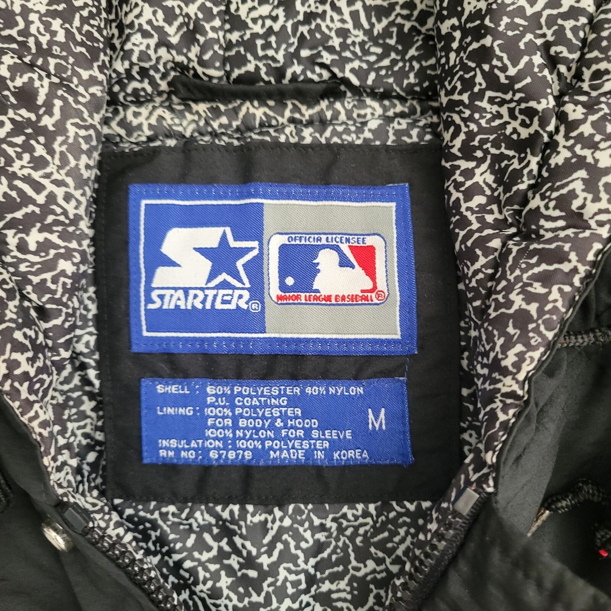 DIAMOND STARTER WHITE SOX ジャケット サイズ: L Vtg 90's Chicago White Sox Starter Coat Jacket Diamond
