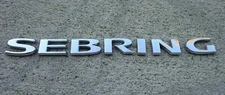Chrysler Sebring trunk emblem letters badge decal logo symbol OEM Genuine Stock