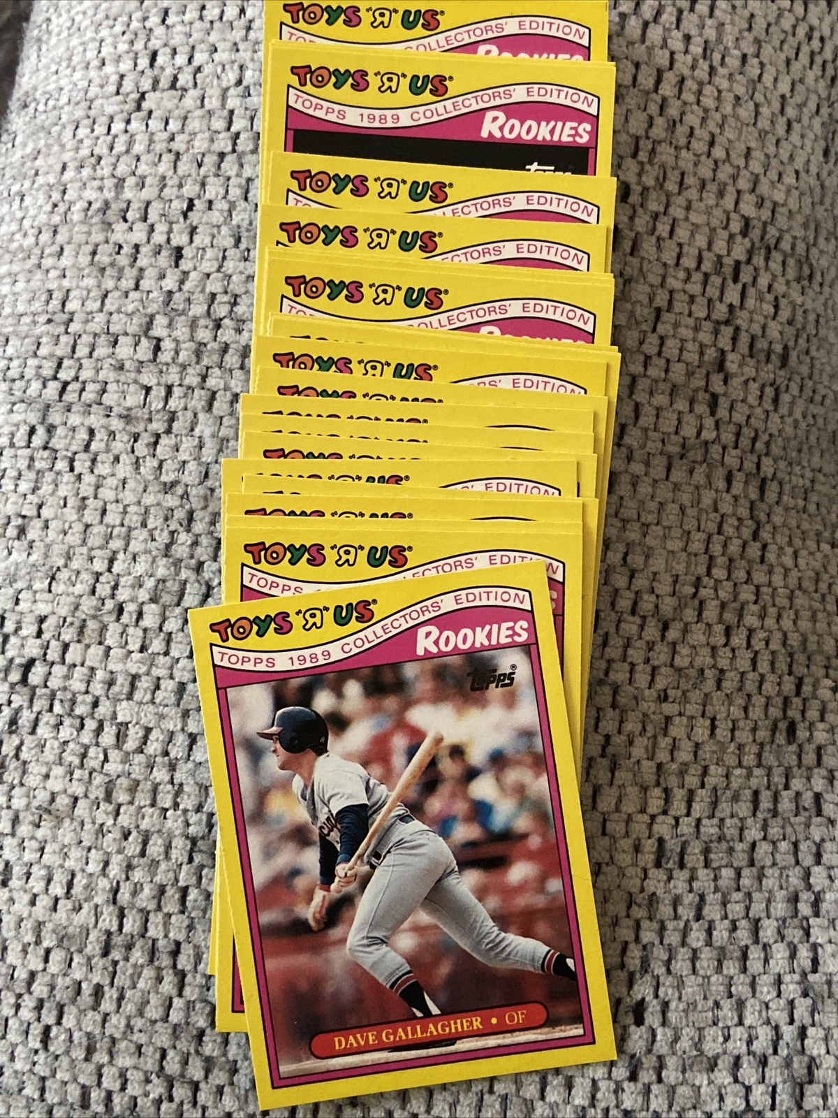 TOPPS 1989 Toys R Us Baseball Rookies Set 33 Supergloss Photo Cards in