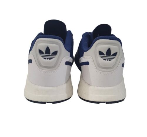 Mens Adidas ZX 1K Boost Size US8 Originals Blue White Runners Shoes - Picture 5 of 12