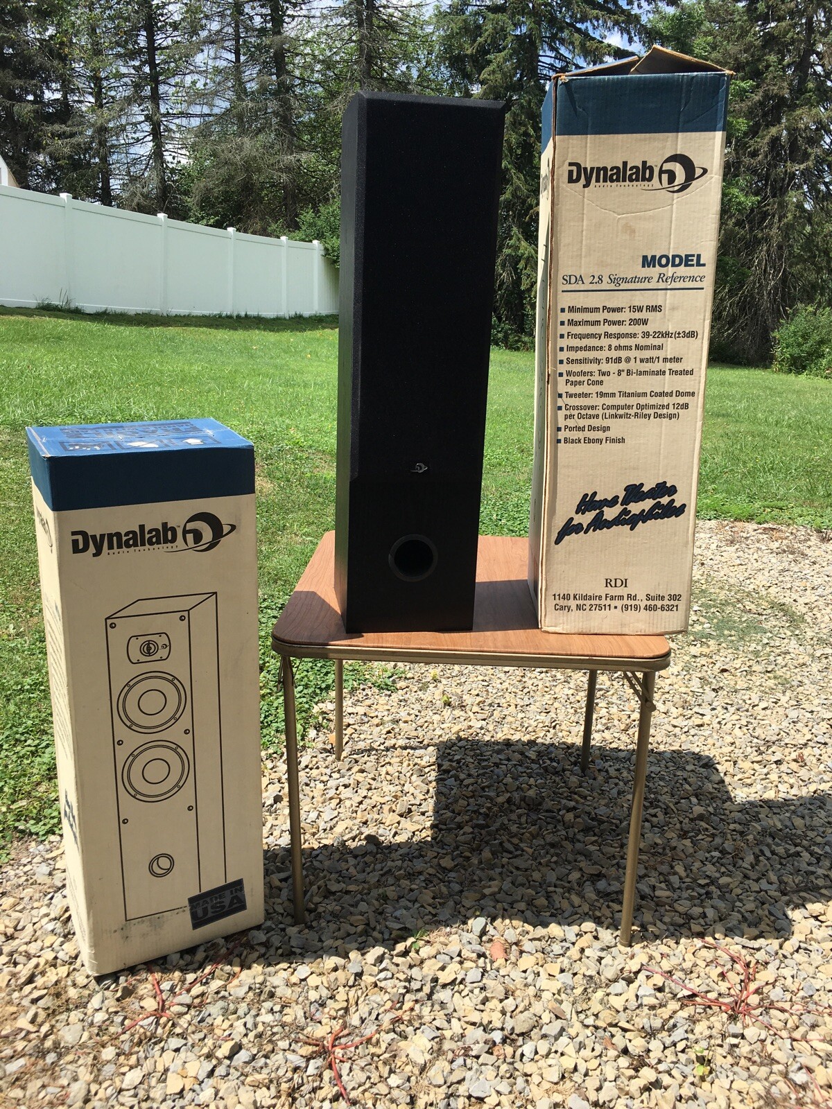 dynalab tower speakers