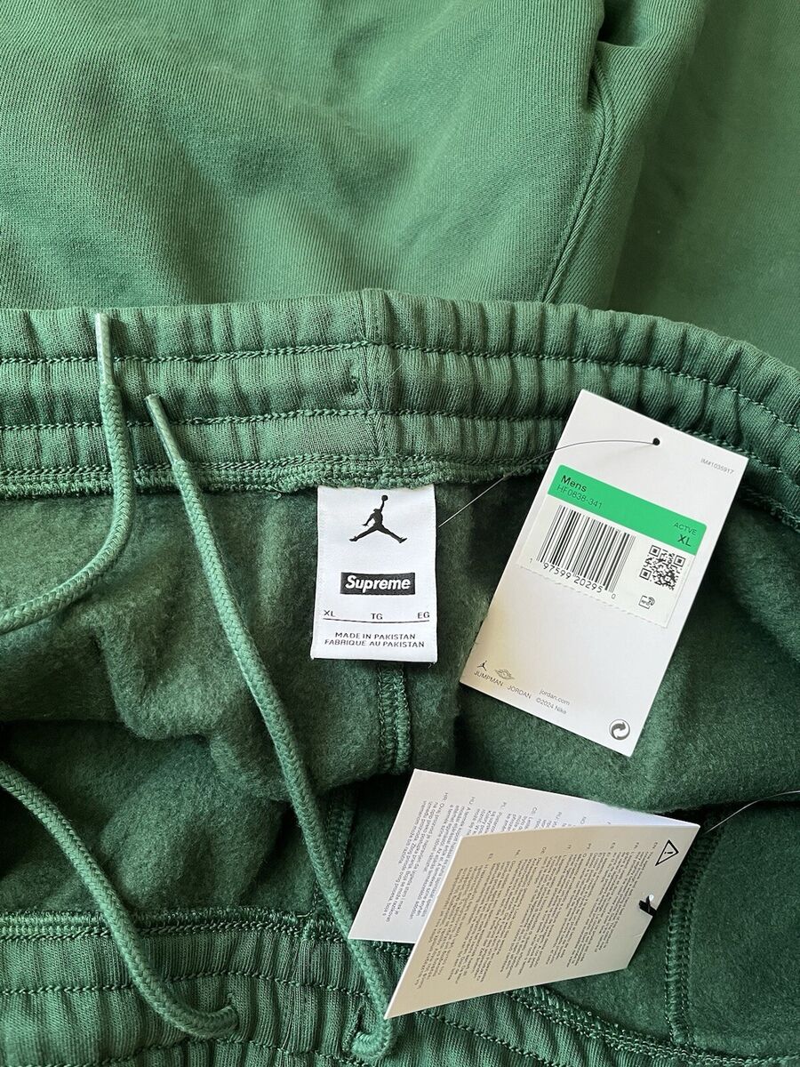 Supreme Jordan Sweatpants Green Size XL | eBay Supreme Jordan Sweatpants Green Size XL | eBay
