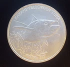 2014 Tokelau $5 Yellowfin Tuna Kakahi Rare-999 Silver 1 Oz Ounce Art Bar Round