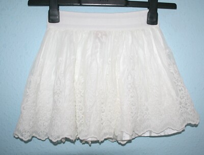 Ƹ̵̡Ӝ̵̨̄Ʒ Manguun Mädchen Rock Creme Weiß Tüll Ballett festlich Gr 128 7 8