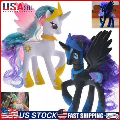 14cm Celestia Luna My Little Pony Magic Princess Model Doll Action Figure Toy 