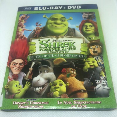 Shrek Forever After (Blu-ray, 2010, Canadian) Slipcover - NO DVD, BLURAY ONLY 