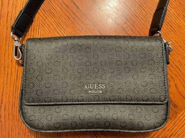 GUESS Los Angeles G Logo Satchel Crossbody Tote Bag Handbag - Two