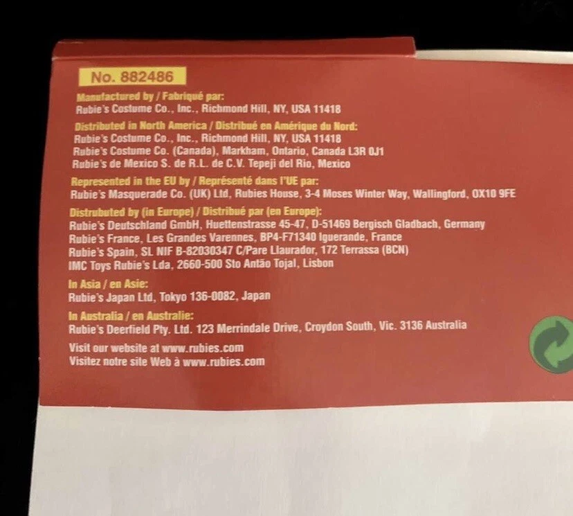 NEW Rubies Dragon Lady Kimono Brotherhood Of the Dragon Child Costume Sz SMALL - Image 3 of 4