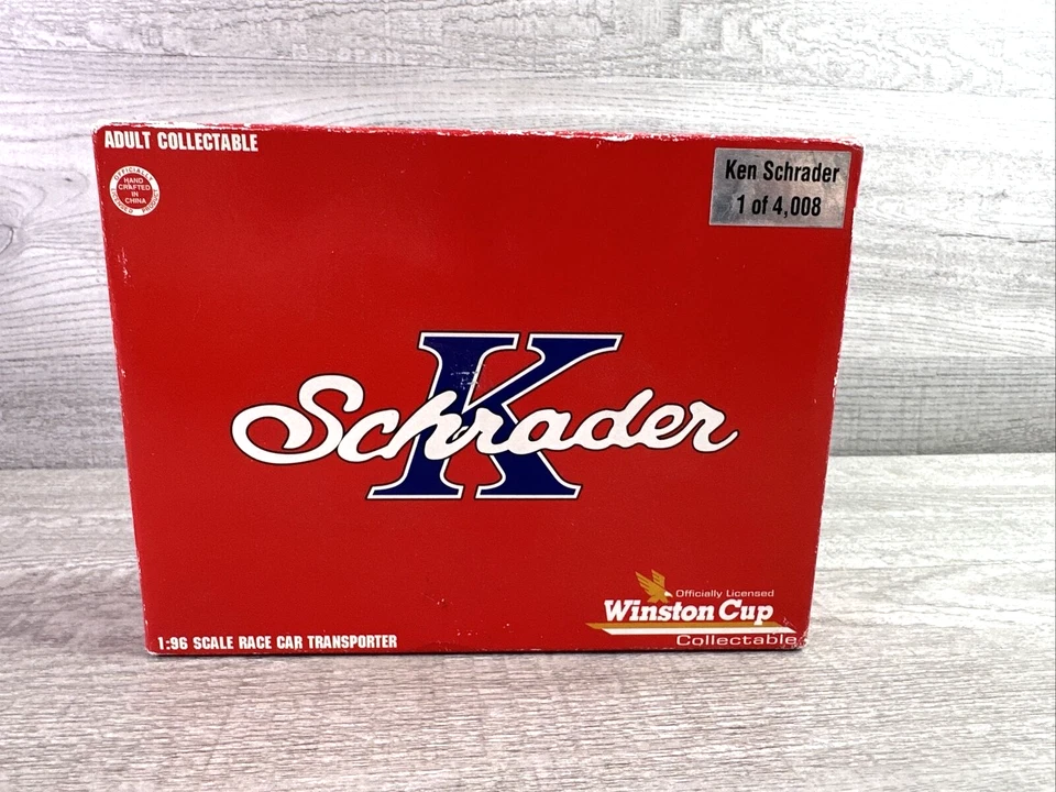 Vtg 1995 Action Ken Schrader Bud Racing Transporter 1/96 Winston Cup Collectable - Image 2 of 4