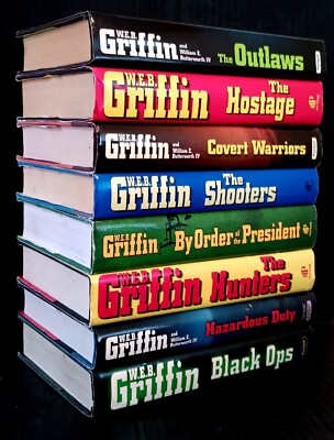 PRESIDENTIAL AGENT Series written by W.E.B. Griffin. All (8) Hardcovers With DJ