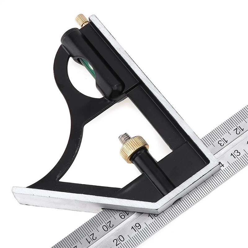 Square Angle Ruler Set Adjustable Combination Right Angle Ruler Measuring 3 In 1 - image 4 of 4