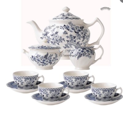 15 Pcs Full Set Of Johnson Brothers Devon Cottage Tea Set | eBay