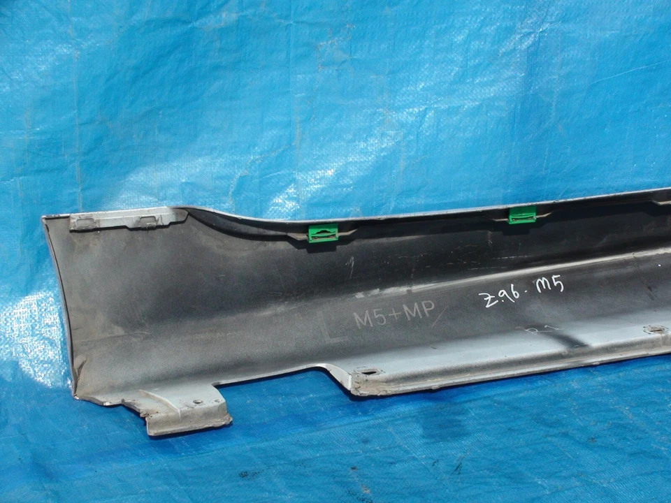 2006-2010 BMW E60 M5 Rocker Molding Panel Left Driver Skirt 7896837 OEM Foto 3 de 4