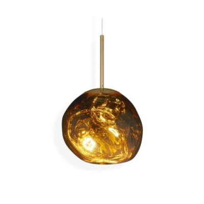 Tom Dixon Melt gold pendant lamp small