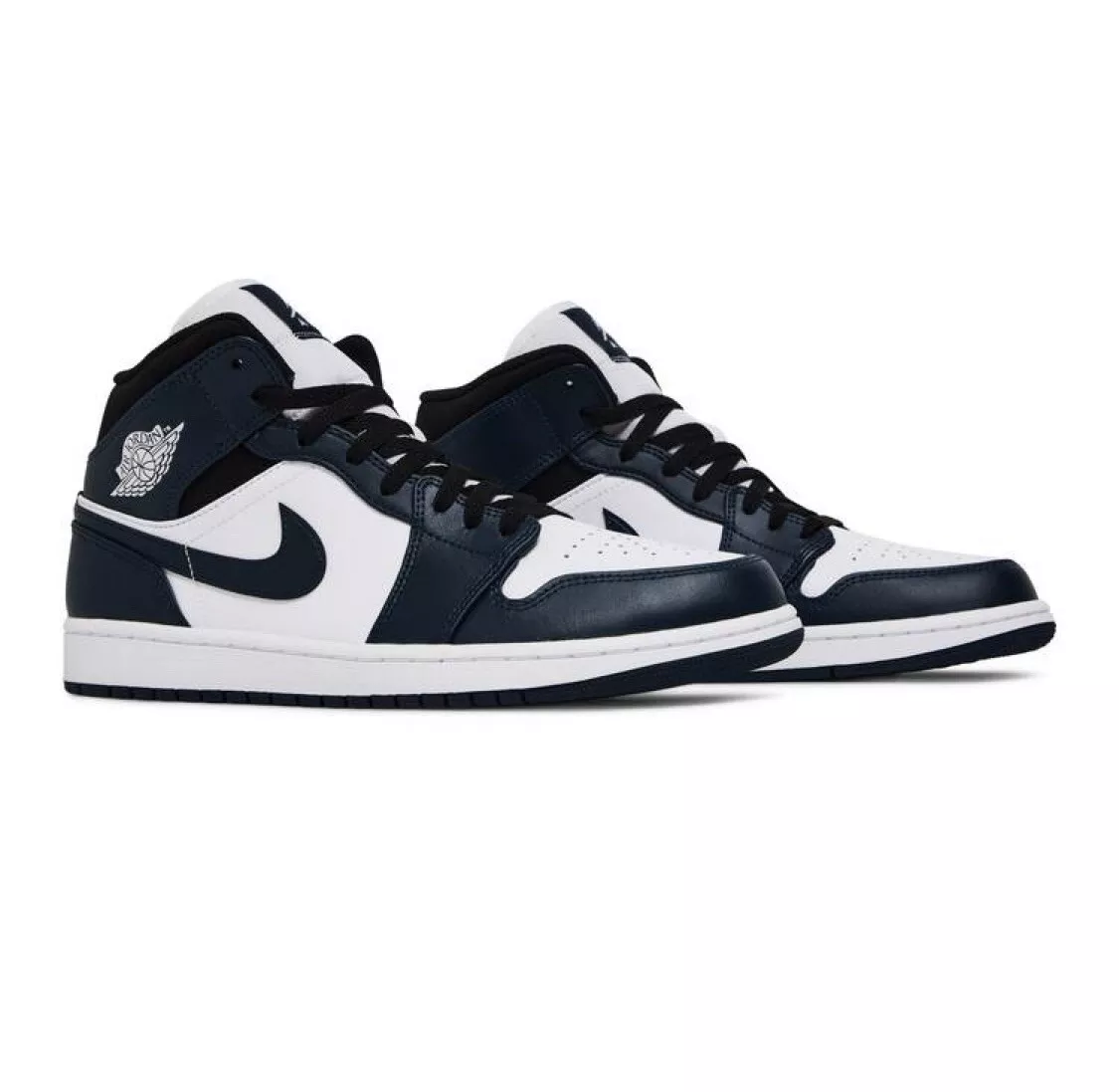 Nike Air Jordan 1 Mid Armory Navy White 554724 411 Men Size 18 eBay