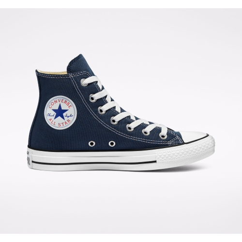 CONVERSE ALL STAR HI SNEAKERS ALTE STRINGATE UOMO IN TESSUTO BLU NAVY (41,5 EU) - Foto 1 di 2