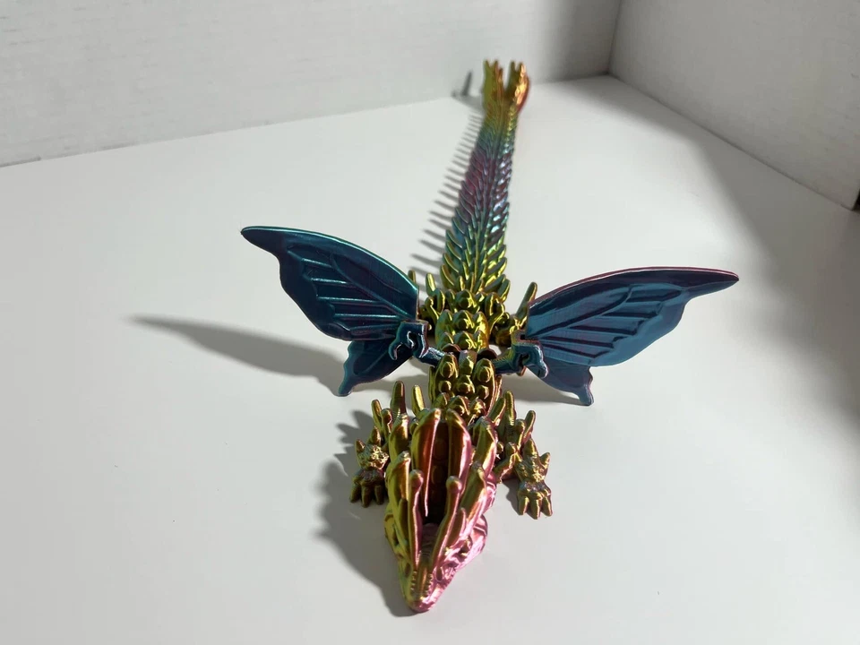 铰接龙 3D 打印(16 英寸长)多色 — 第 4/4 张图片