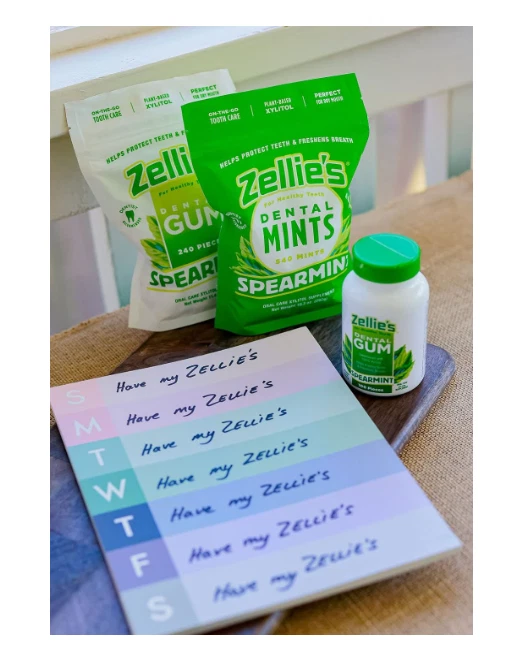 Zellie's | 100% ксилит без сахара мята для дыхания | без ГМО, (540 штук) - Изображение 3 из 4