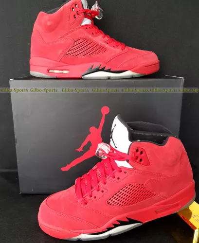 Nike Air Jordan 5 Retro Universite Red Deadstock Größe 44 44,5 rot 136027 602