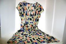 Le Lis Wrap Women's Dress  Short Sleeve Fit & Flare Multicolored Dress