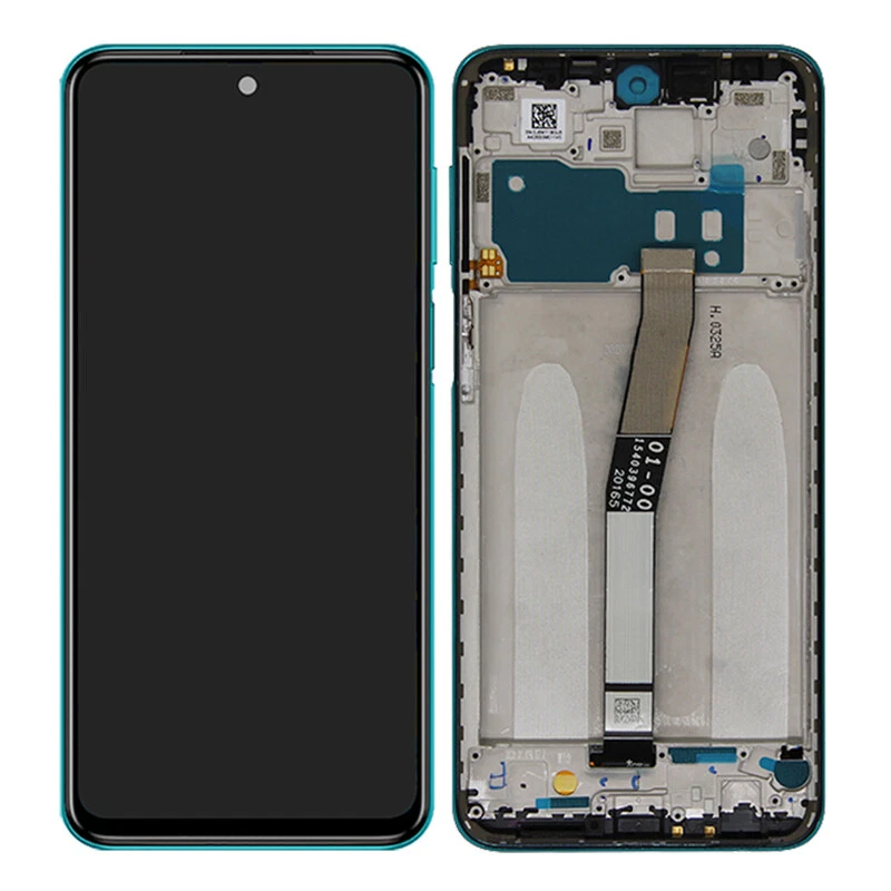 OEM LCD Louch Screen With Green Frame For Xiaomi Redmi Note 9 Pro/Note 9S (4G) - Image 2 of 3