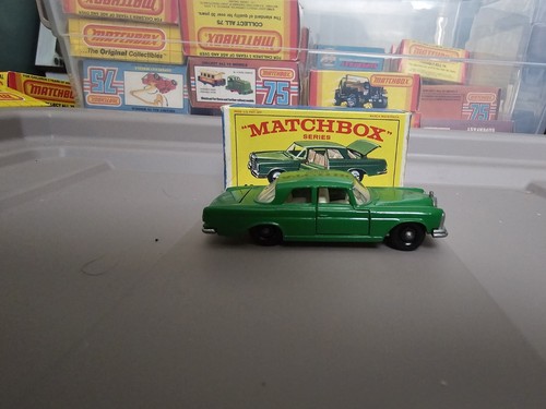 Matchbox #47 Mercedes Benz 300 SE Coupe In Original Box With Opening Doors - Picture 3 of 14