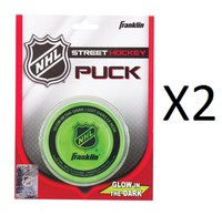 Franklin Glow In The Dark Street Roller Hockey Puck Durable 12226 (2-pack) on sale Franklin Glow In The Dark Street Roller Hockey Puck Durable 12226 (2-pack) on sale