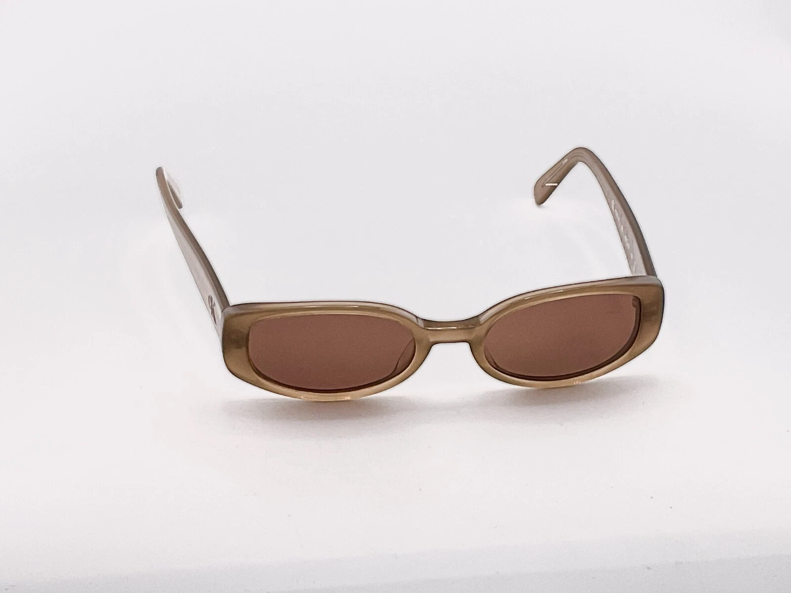 Calvin klein CK 4022 93 49/19/140 Brown Sunglasses W/ Red Lens