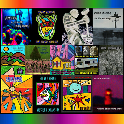 MP3 SET: 13 Albums Glenn Shiring Original Indie Punk Music Compilation Data Disc