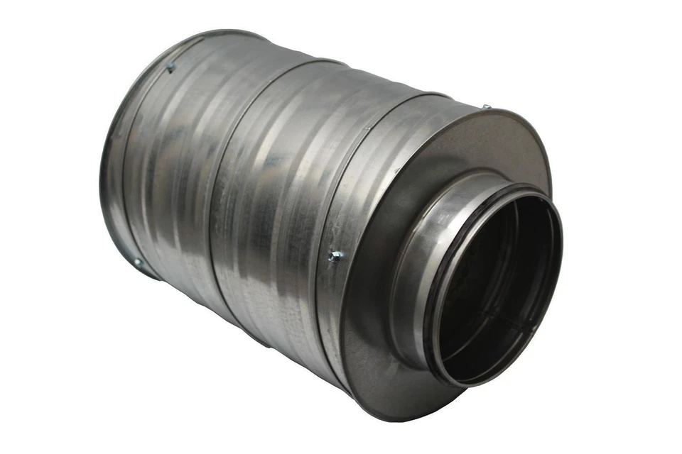 AKTIVLUFT BOCHUM Silenziatore tubolare lunghezza 300mm / 30cm - silenziatore ventilazione tubo tondo isolamento