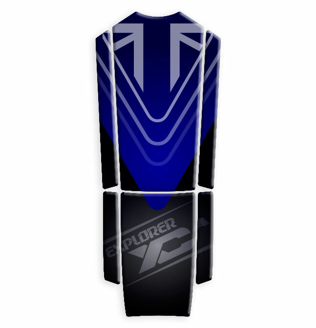 TANKSCHULTZ Tankpad Aus Harz 3D – Für Triumph Tiger Explorer 1200 XCA 2016-2017, UV-beständig