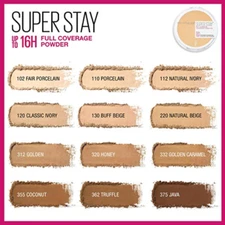  Maybelline Superstay Full Coverage Powder Foundation, You Choose