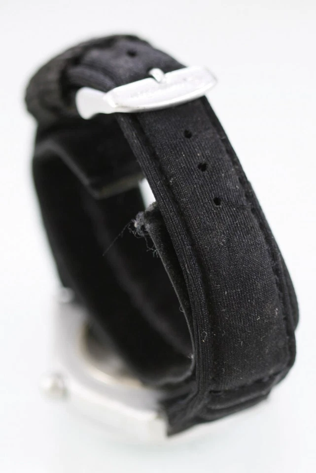 Champion Uomo Orologio Argento Alluminio Acciaio Inox 50m Data Nylon Nero Quarzo - Immagine 2 di 4