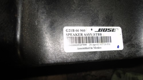 BOSE Soundsystem Subwoofer Mazda 6 GG/GY G21B-66-960 - Picture 2 of 2