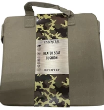 Essential Hunting Gear  Heated  Seat Cushion 13.8 X 15 X 2.8 Weather Resistant