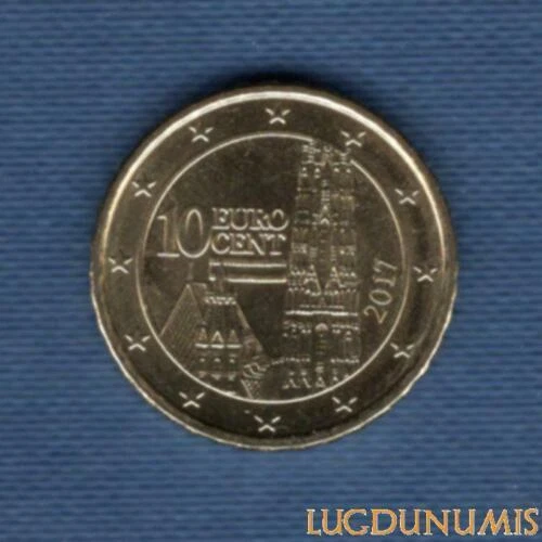 Pièces euro d'Autriche Année 2017 10 Euro