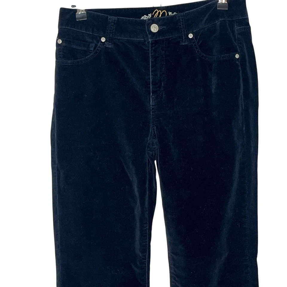 Pantalones de pana elásticos Miraclebody by Miraclesuit Samantha talla 4 azul marino adelgazantes Foto 4 de 4