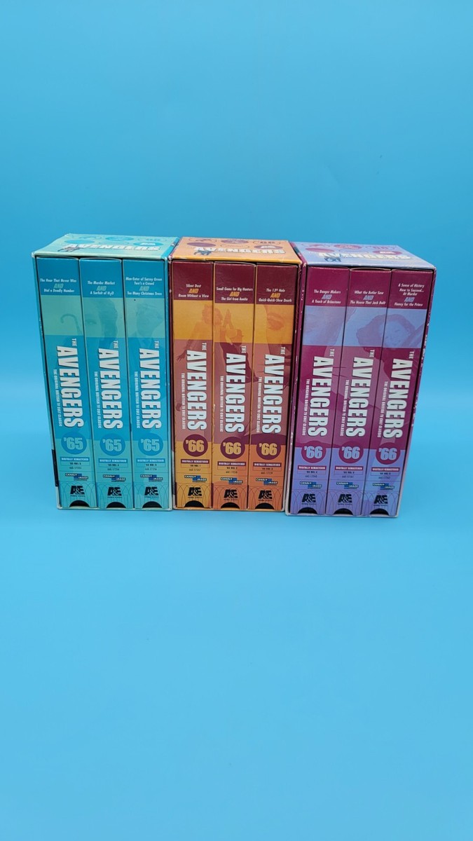 The Avengers VHS Set -65 Collection Set 2 & 66 Set 1 And 2