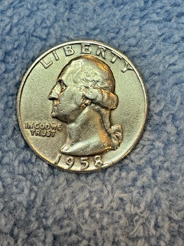1958-D  WASHINGTON  QUARTER  90%  SILVER
