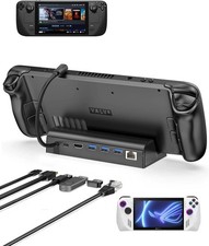 6-In-1 Docking Station for Steam Deck/Rog Ally, Steam Deck Dock with HDMI 2.0 4K