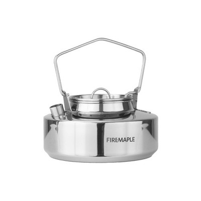 FireMaple Antarcti Portable 0.6 Liter Lightweight Stainless Steel Camping Ket...